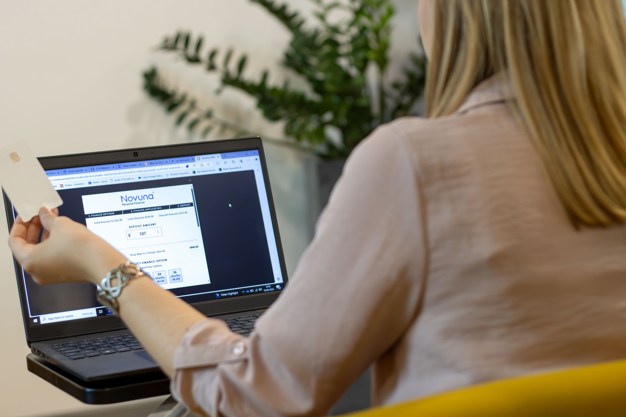 Customer Buying Something Online