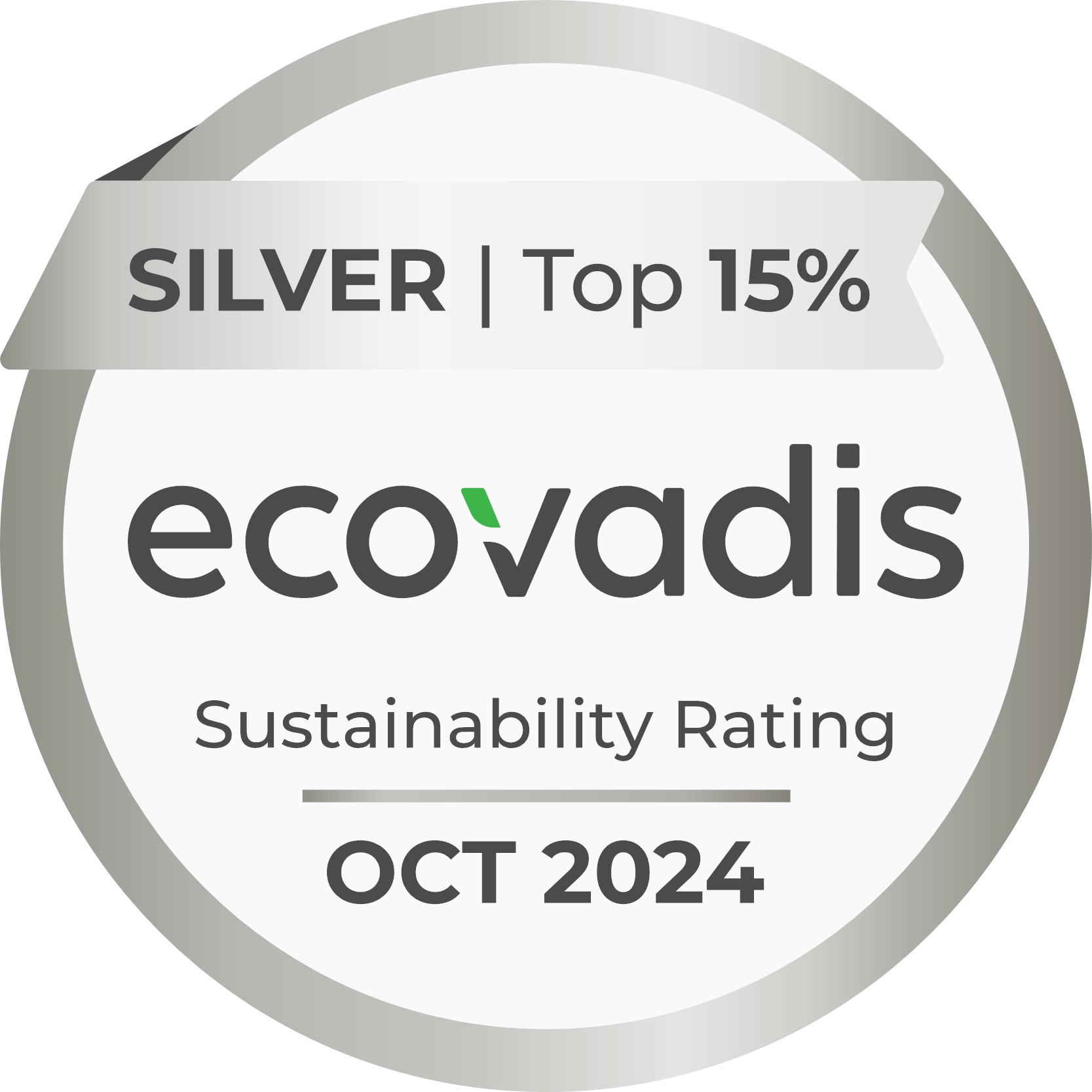 EcoVadis Silver Sustainability Rating